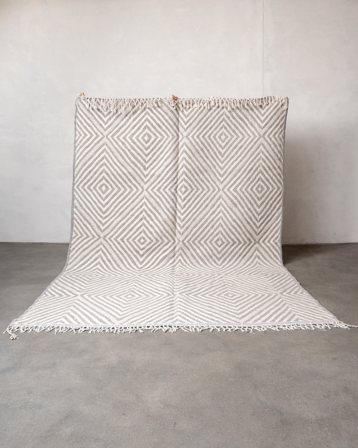 Modern, designer, handcrafted Berber rug from Morocco. Kelim carpet with beautiful designs and robust flat weave. 100% wool.